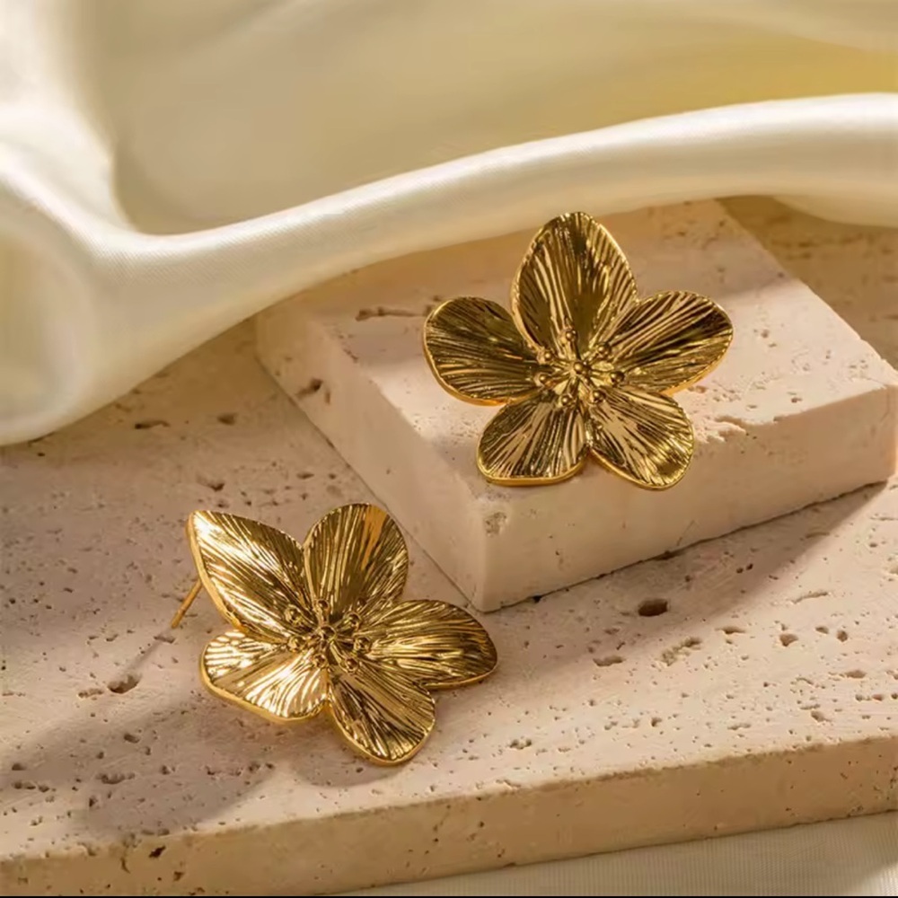 Waterproof Stainless Steel Butterfly Stud Earring